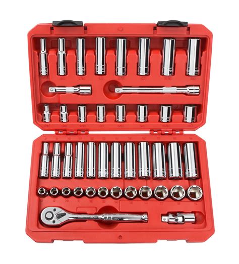 hanson tools socket set metal box|10.